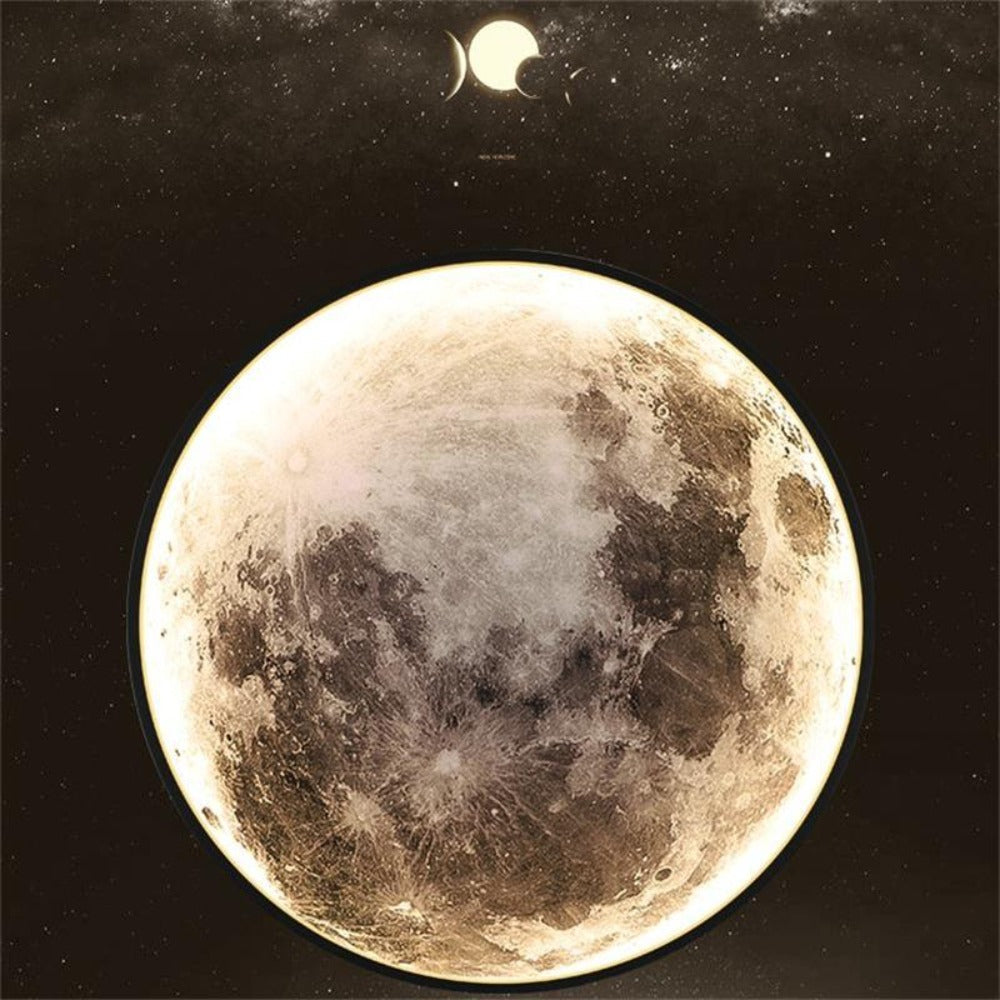 Apajare de perete 3D LED – Lună pentru o atmosferă unică 