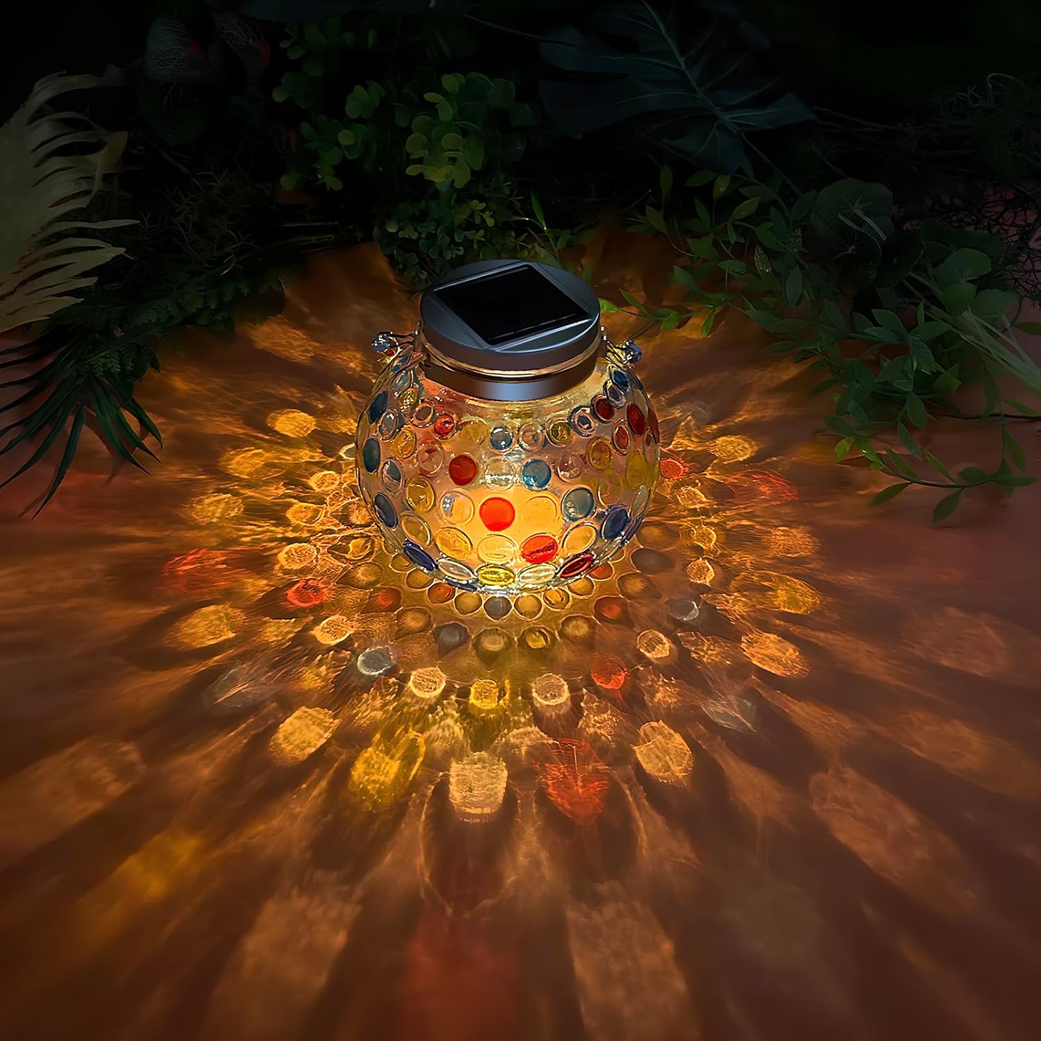 Utomhus Solcellslampa — Elegans i Glas 