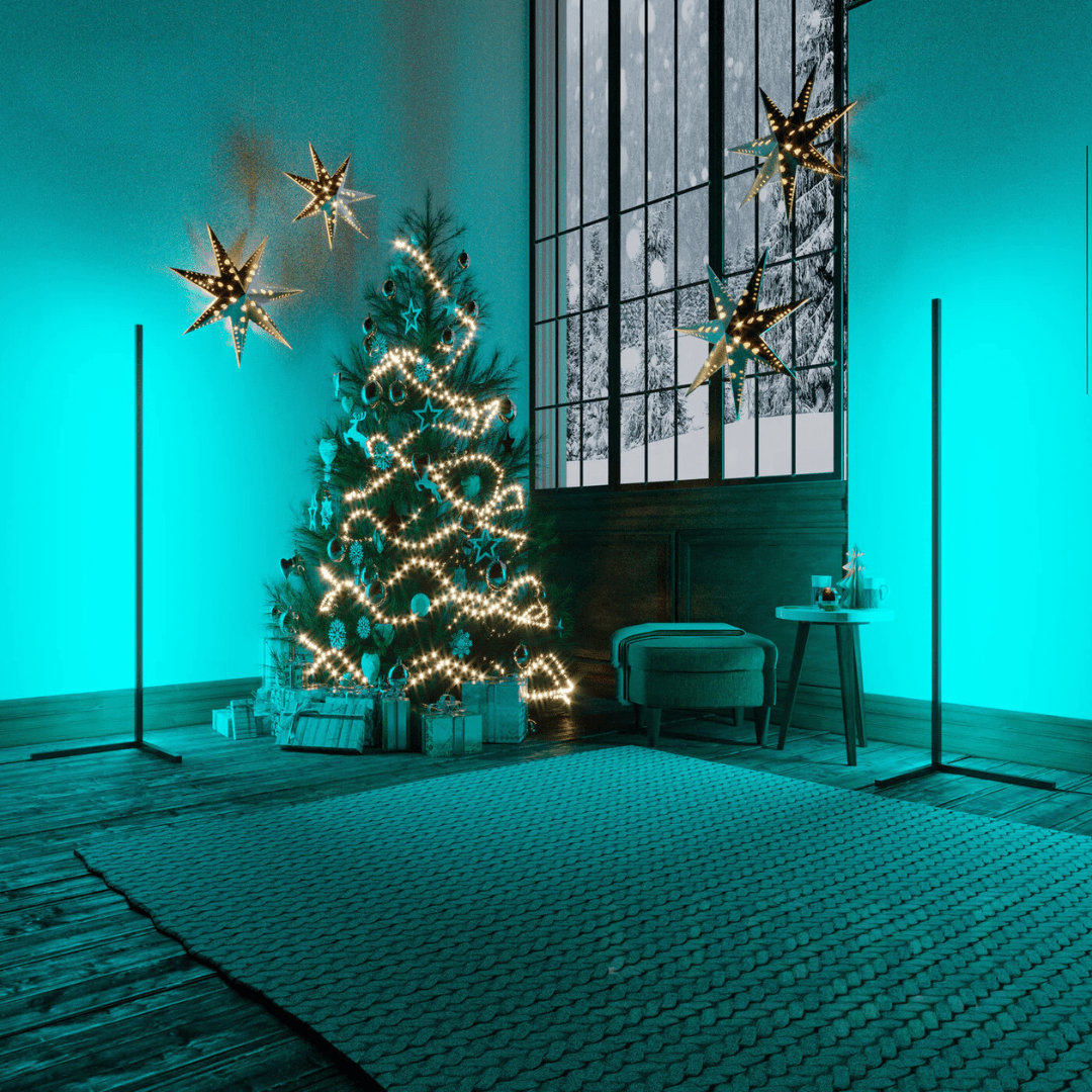 Lampada d'atmosfera ad angolo - Éclat Multicolore & Atmosphère Moderne