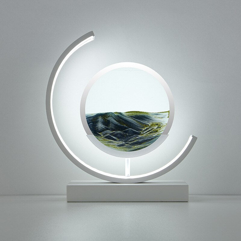 Lampe À Sable En Mouvement – Relaxation Visuelle Et Ambiance Apaisante