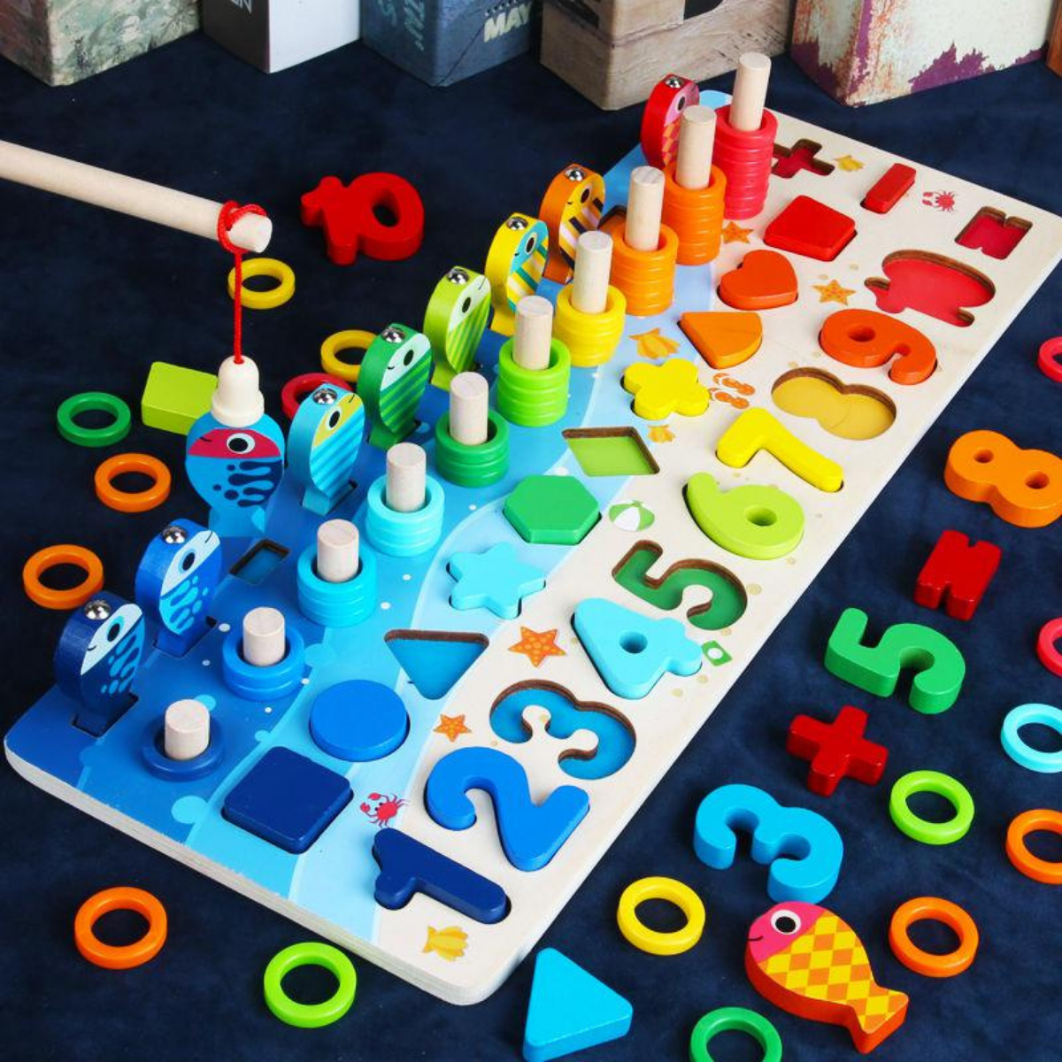 Multicolored Awakening Board – Colors, Sorting, and Coordination 