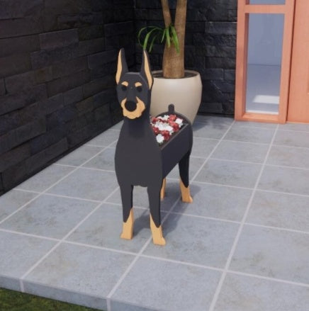 Originele Bloempot — Hondenvorm 