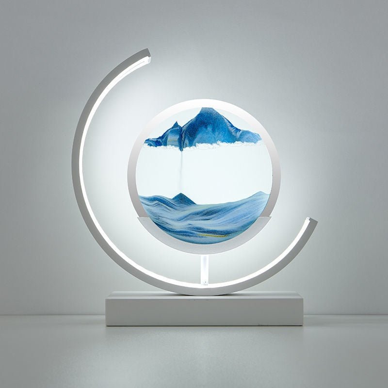 Lampe À Sable En Mouvement – Relaxation Visuelle Et Ambiance Apaisante