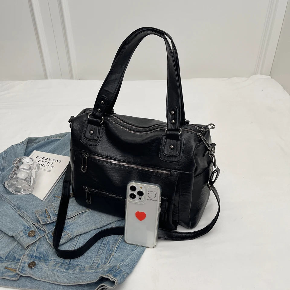 Belmonde | Stor skuldertaske til skole – Praktisk og daglig elegance 