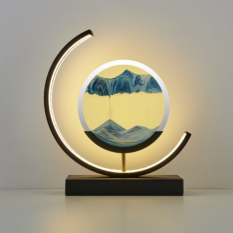 Sand Lamp In Motion – Visual Relaxation And Soothing Ambiance 