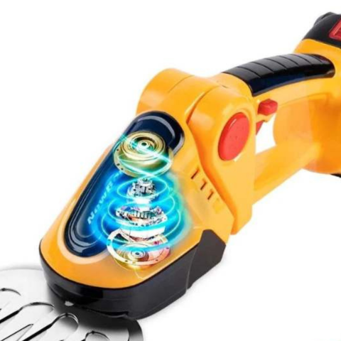 ワイヤレス2-in-1ガーデンツール — ヘッジトリマーと便利なはさみ 