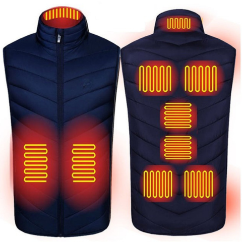 Unisex varmevest - justerbar temperatur og moderne stil
