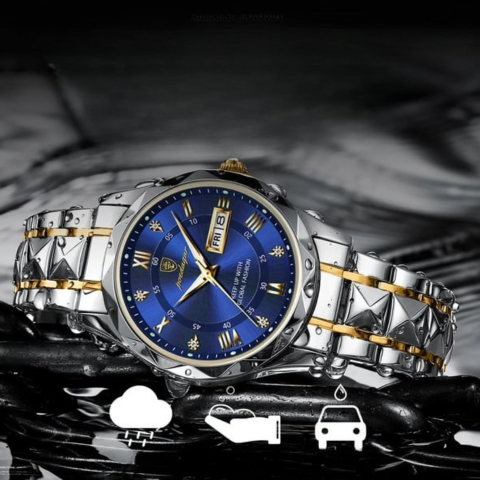 Gildas | Luxus vízálló férfi karóra - megvilágított funkció és időtlen stílus