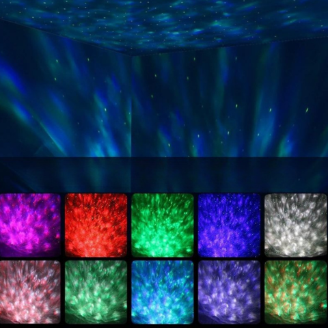 ポラリス・ギャラクシー・スポットライト - カラフルな光と完全なリラクゼーション