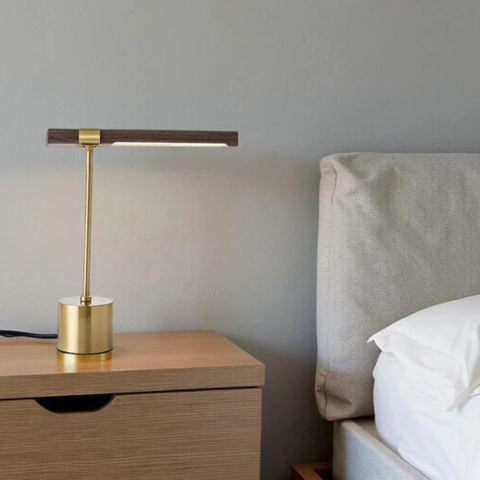 Lâmpada de Mesa LED – Elegância e Simplicidade 
