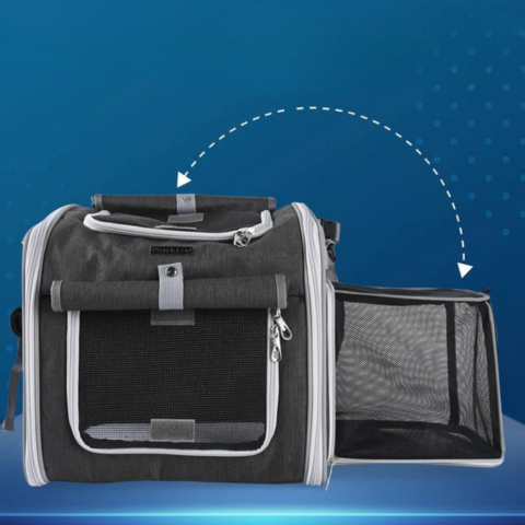 動物用の伸縮可能な自転車用カゴ - 実用的で快適 