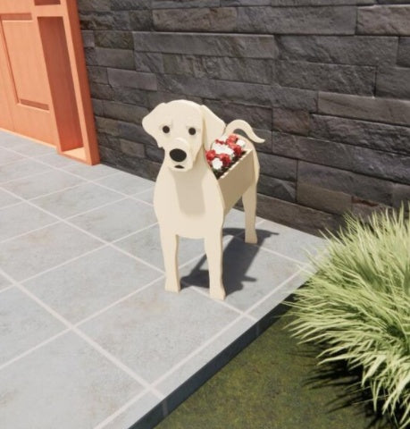 Originele Bloempot — Hondenvorm 