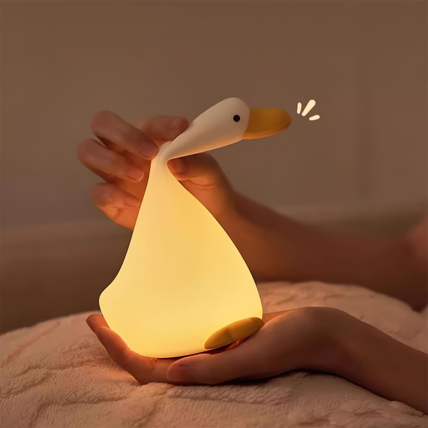 Enchanted Goose Nightlight - 触覚ライトと癒しのデザイン