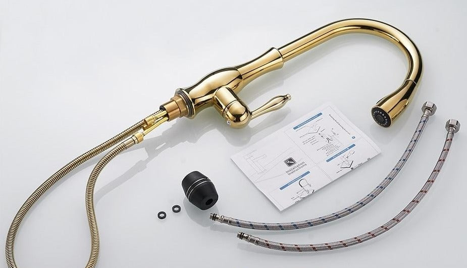 Rubinetto da Cucina Estraibile – Risparmio di Spazio e Flessibilità 