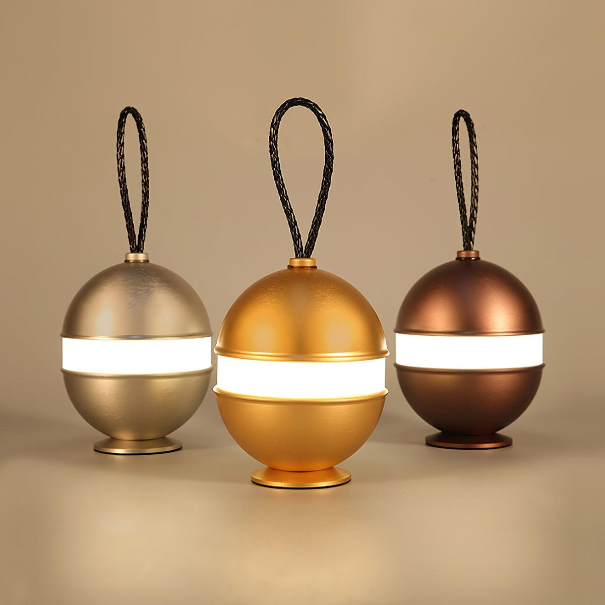 Genopladelig kuglelampe - elegant design og afslappende lys