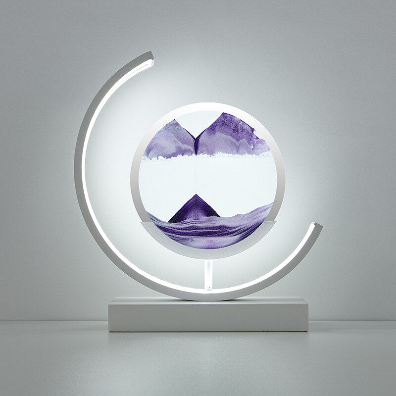 Lampe À Sable En Mouvement – Relaxation Visuelle Et Ambiance Apaisante