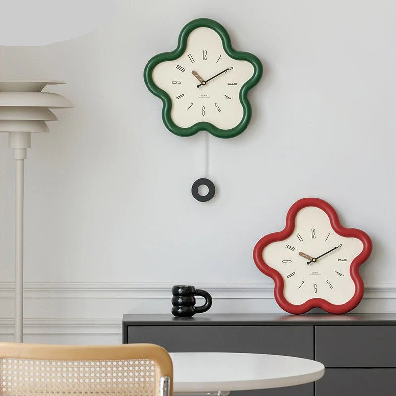 3D Flower Wall Clock – Decorative Elegance and Modern Style 