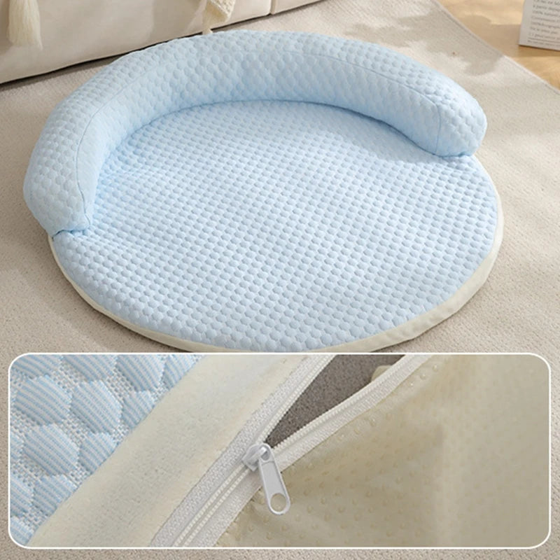 Covor Răcoritor Rotund – Cu Zonă De Odihnă Ridicată 