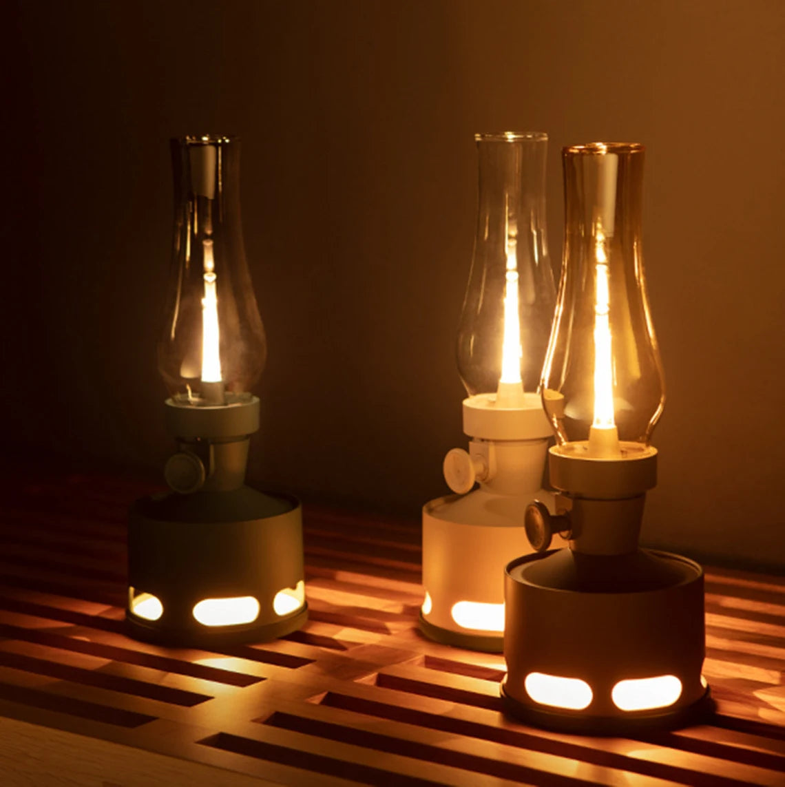 Retro LED-lanterne – Elegant dekorativ belysning 