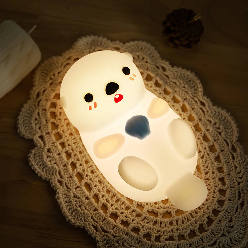 Luz nocturna LED – Foca Linda de Silicona Suave 