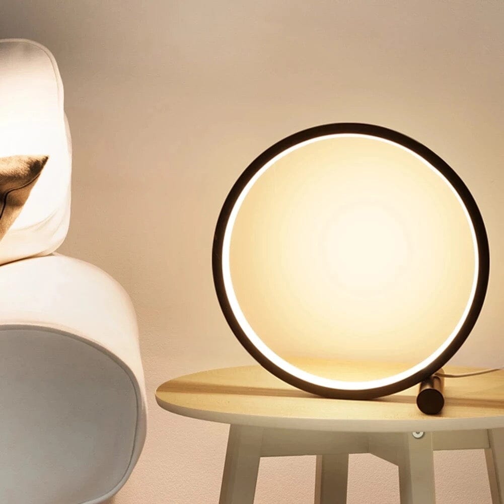 Circular Table Lamp with Touch Sensor – Modernity and Comfort 