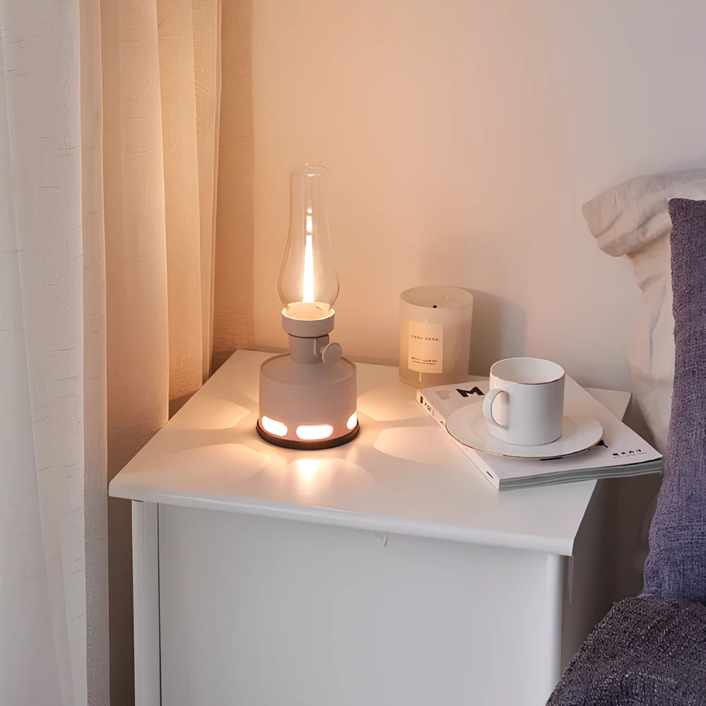 فانوس LED بأسلوب ريترو – إضاءة زخرفية أنيقة 