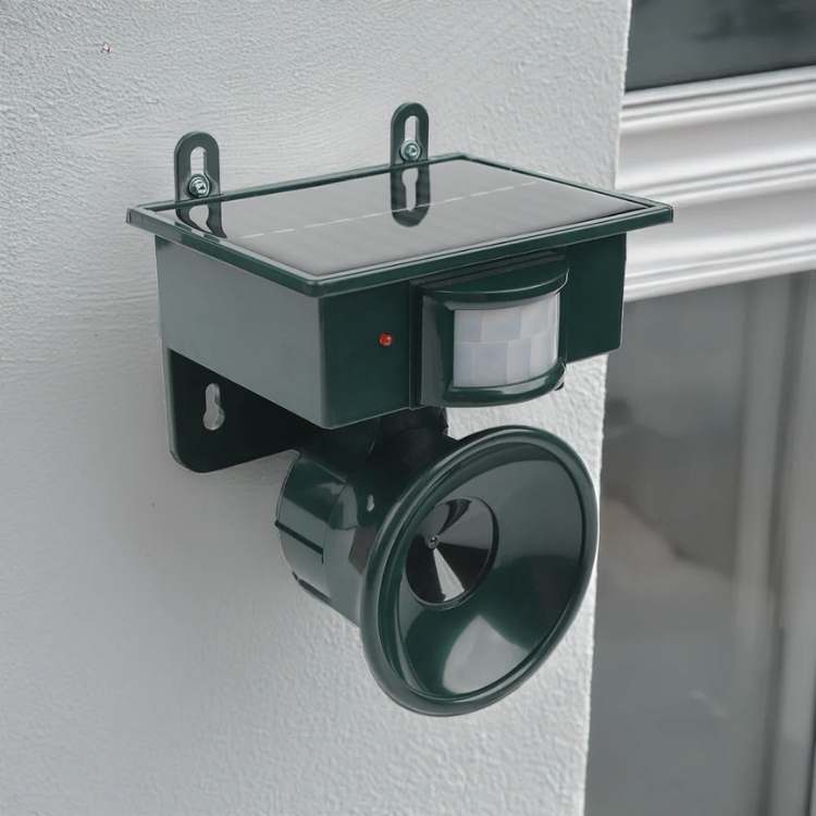 Repelente Electrónico Para Jardín — Ahuyenta A Los Pájaros Y Protege Sus Espacios 