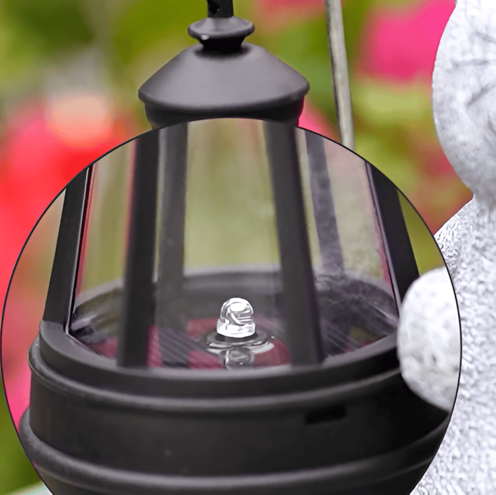 Lampă solară decorativă - decor original și lumină moale