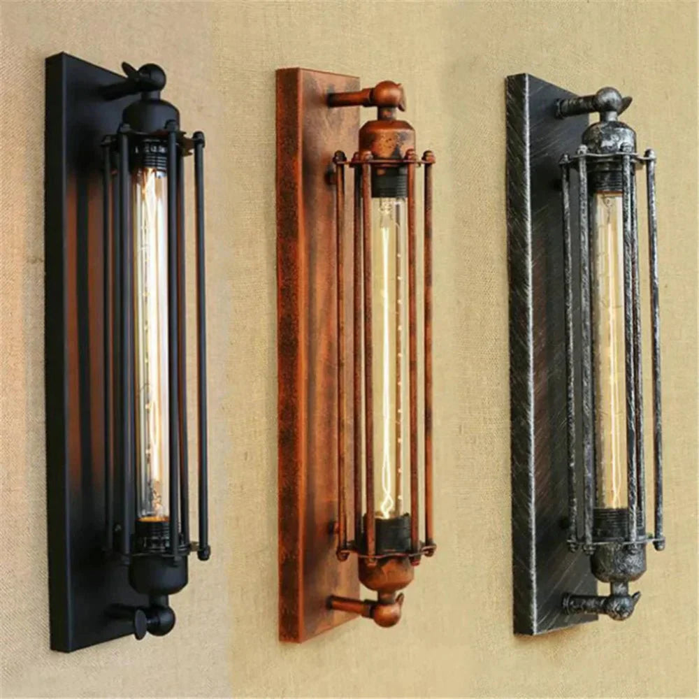 Vintage LED Wall Lamp – Retro Charm and Modern Lighting 