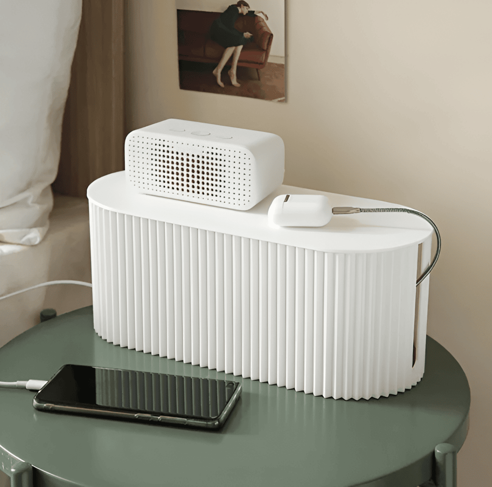 Μινιμαλιστικό κουτί αποθήκευσης καλωδίων - Καθαρή οργάνωση & κομψός σχεδιασμός