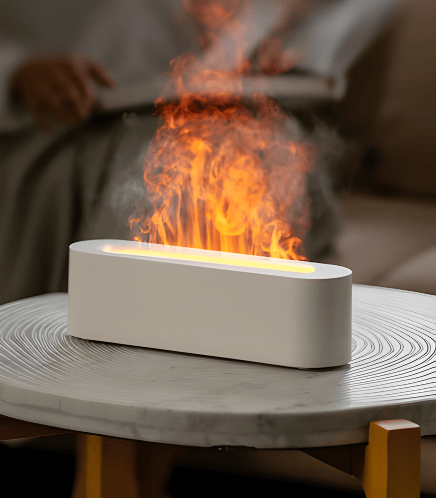 Difuzor de aromă USB cu iluminare LED multicoloră - atmosferă relaxantă și ceață ușoară