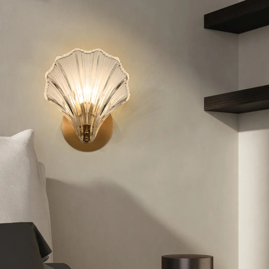 Applique Murale Conchiglia – Illuminazione Elegante e Marinara 
