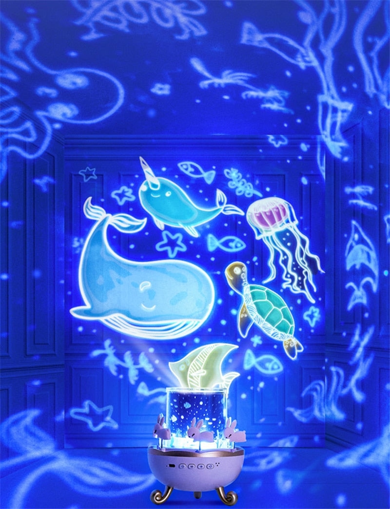 Veilleuse Projecteur — Ciel Étoilé En Lumière