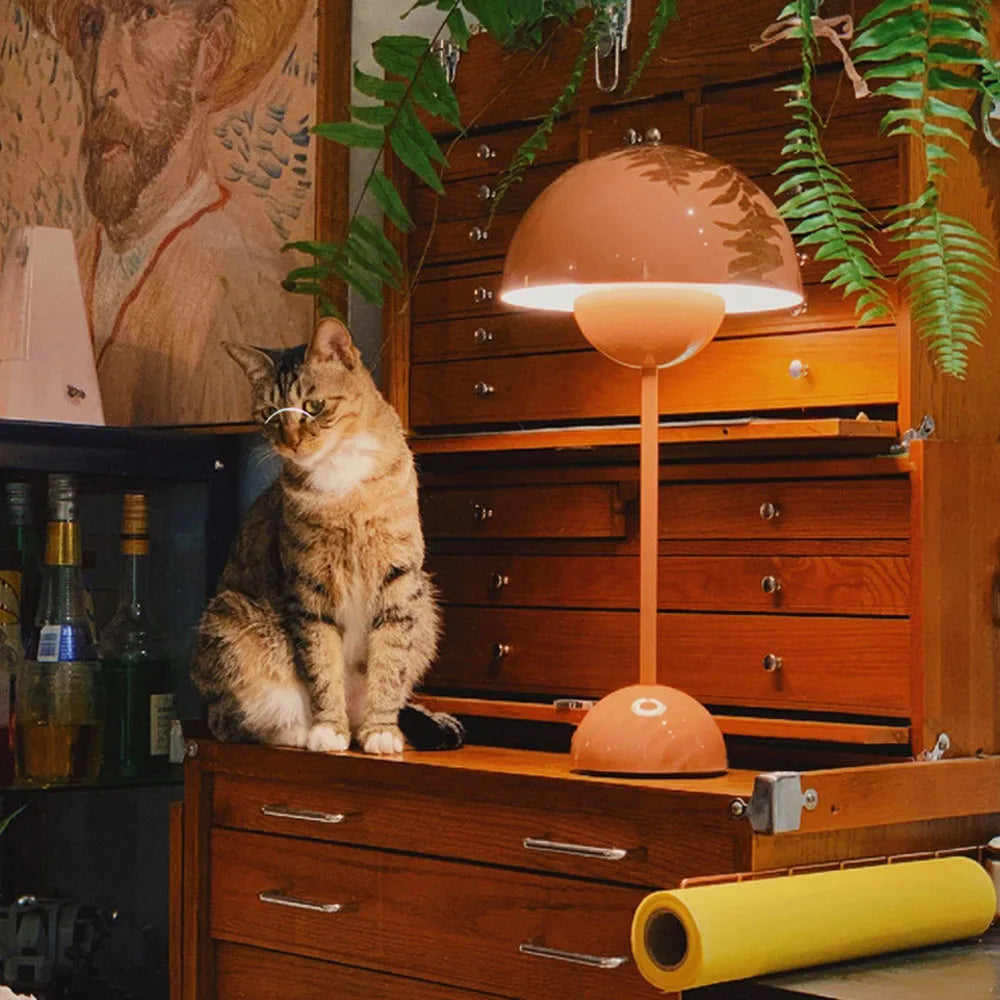 מנורת שולחן ניידת – עיצוב מודרני ותאורה ניידת 