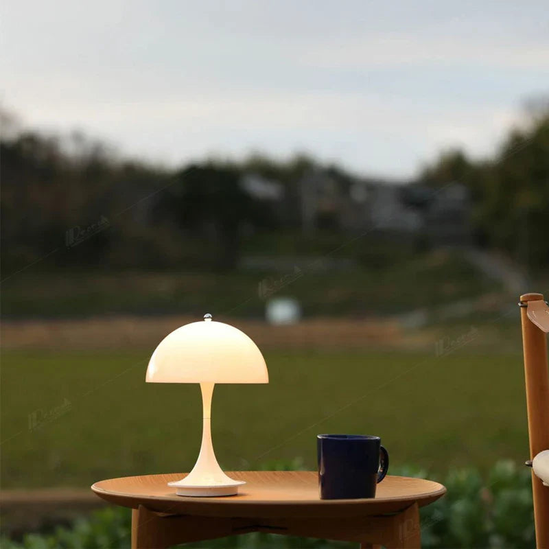 LED Table Lamp – Rechargeable and Three-Level Lighting 
