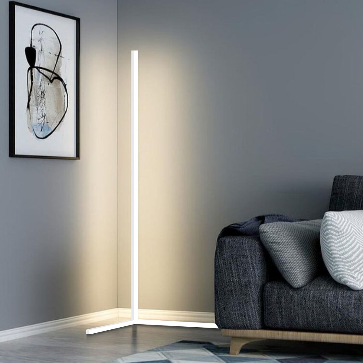 LED Γωνιακό Φωτιστικό – Ατμοσφαιρικός Φωτισμός και Μινιμαλιστικός Σχεδιασμός 