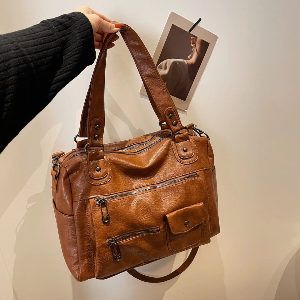 Belmonde | Stor skuldertaske til skole – Praktisk og daglig elegance 