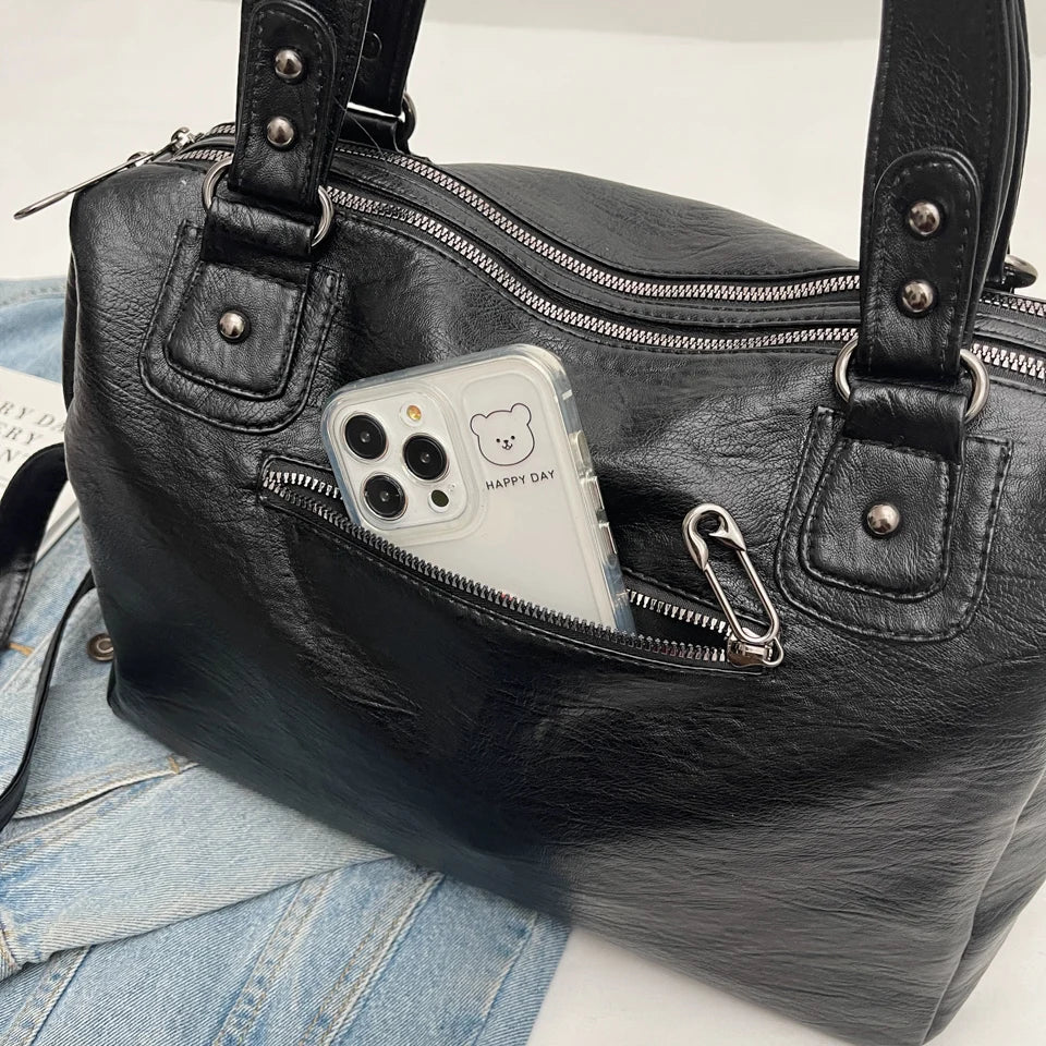 Belmonde | Stor skuldertaske til skole – Praktisk og daglig elegance 